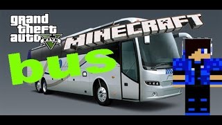 minecraft como hacer un bus amp autobus grande tutorial [upl. by Hodess673]