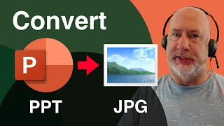 How to Convert PowerPoint Slides into JPEG Images [upl. by Yunfei]