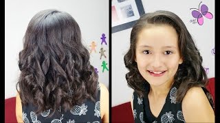 Curls  Waves with Straightener  Hairstyles for every Occasion [upl. by Idalia584]