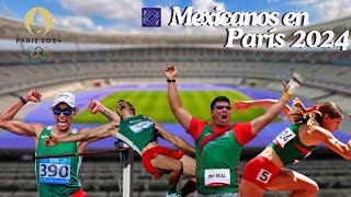 MEXICANOS en ATLETISMO en los JUEGOS OLÍMPICOS  PARÍS 2024 [upl. by Ivy]