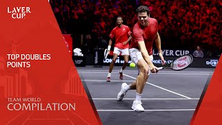 Team World  Top Doubles Points  Laver Cup 2023 [upl. by Lagasse]