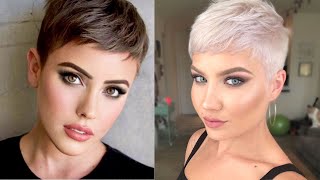 2022 Hot Pixie Haircut Ideas for Women pixiehaircuts shortahircuts shorts [upl. by Airdnek]