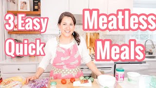 3 LENT Meatless Meals quick and easy [upl. by Accalia]