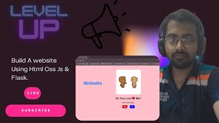 Make A website Using HTML  CSS  JAva Script amp Flask  Data Science [upl. by Anahsirk]