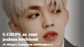 SEVENTEEN IMAGINE SCOUPS AS YOUR JEALOUS BOYFRIEND ft Mingyu Seungkwan amp Minghao [upl. by Enamrahc356]