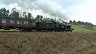 7802 BRADLEY MANOR ROMPS UP EARDINGTON BANK WITH TEN COACHES [upl. by Alexio]