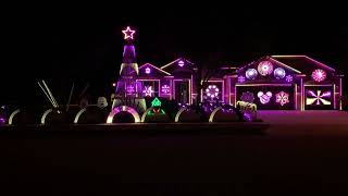 Gustavsson Family Lights 2023  Feliz Navidad by Jose Feliciano [upl. by Nner]