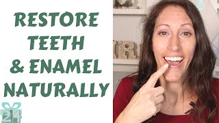 How to Restore Tooth Enamel Naturally  Remineralization Tooth Paste Recipe  No More White Spots [upl. by Lesak608]