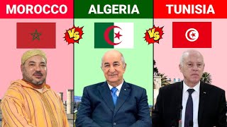 Morocco Vs Algeria Vs Tunisia  Muslim Country Comparison 2023  Versus Kingdom [upl. by Machos175]