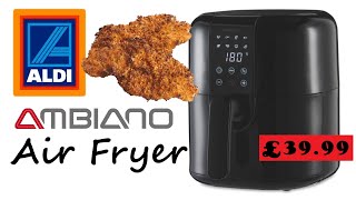 Aldi Specialbuys  Ambiano Air Fryer  We should get frequent fryer miles [upl. by Yenduhc]