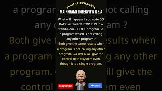 Mainframe Interview Q amp A kumaritchannel ibm mainframe [upl. by Itsirhc747]