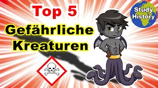 Top 5 gefährlichsten KREATUREN der GRIECHISCHEN MYTHOLOGIE [upl. by Artemisia]