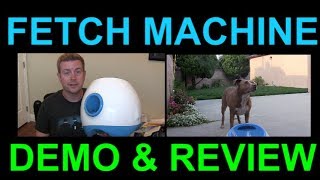 iFetch Automatic Dog Ball Machine for Fetch Launcher Review and Demo [upl. by Eidoc]