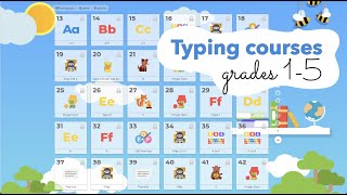 TypingClub  Typing course for grades 15 [upl. by Arres]