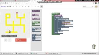 How to solve blockly maze level 10 [upl. by Prud]