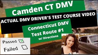 ACTUAL DRIVERS TEST Hamden CT 2024  DMV Route 1 Behind Wheel Drivers Exam Pass  Connecticut [upl. by Eelirak313]