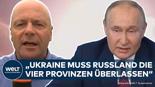 PUTINS KRIEG Friedensgipfel in Bürgenstock – quotUkraine muss Russland die vier Provinzen überlassenquot [upl. by Lleder364]