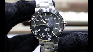 The NEW Oris Aquis Date In 395mm 017337732412407 8 21 05EB [upl. by Bayly275]