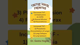 Respiratory Examination Physiology Practical  Tactile Vocal Fremitus physiology clinical shorts [upl. by Ivets866]