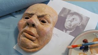 Paper Mache Halloween Portrait Mask [upl. by Brett]