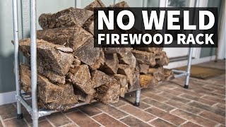 Easy To Build DIY Firewood Rack [upl. by Aicinod]