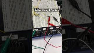 How to Build An Electric Adder for Your Engineering Capstone Project Using ONE Op Amp Chip  DIY [upl. by Odelle]