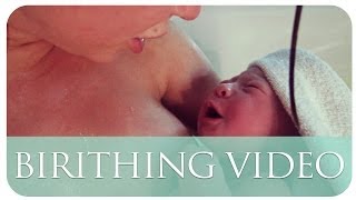 BIRTHING VIDEO amp NAME REVEAL  Hannah Maggs [upl. by Coppins]