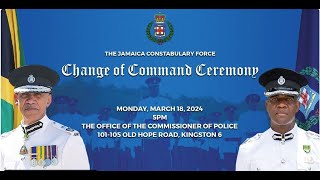 JISTV The Jamaica Constabulary Force JCFChange of Command Ceremony [upl. by Trilley]