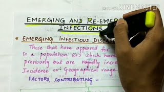 Emerging and Reemerging infections  Applied microbiology  Handwritten notes [upl. by Sirromed]