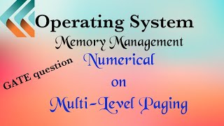 Numerical on MultiLevel Paging  Demand Paging [upl. by Keslie]