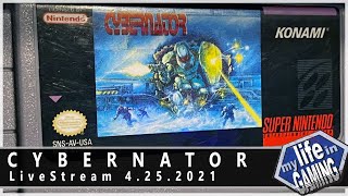 Cybernator Super Nintendo  LIVE STREAM [upl. by Nivla]