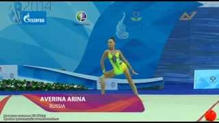 Arina Averina 2014 Hoop WCKazan  AverinaTwins [upl. by Sylado]