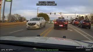 Arkansas state police chase Uhaul van reverse [upl. by Bertero]