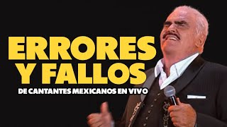 LOS PEORES FAILS DE CANTANTES MEXICANOS ¡EN VIVO [upl. by Eelrefinnej]