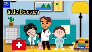 Little Doctor  Pandas Hospital  Doctor Cartoon  Nursery Rhymes  Kids Songs  BabyBus [upl. by Oderf]