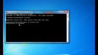 How to Run Sfc scannow command in Windows 7 [upl. by Labina]