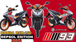 2024 Honda RSX150 ABS  Unveiled The new Repsol Edition [upl. by Piscatelli782]