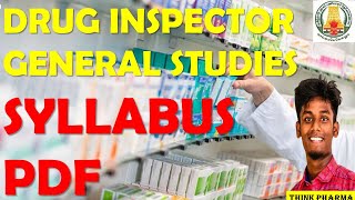 GENERAL studies PDF for Drug Inspector thinkpharma [upl. by Meyer553]