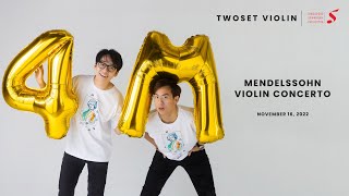 TwoSet Violin amp SSO Mendelssohn Violin Concerto [upl. by Llenram690]