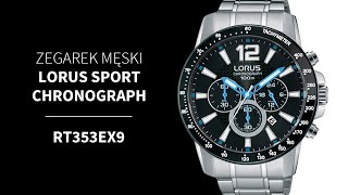 Zegarek Lorus Sport Chronograph RT353EX9  Zegarowniapl [upl. by Kyred]