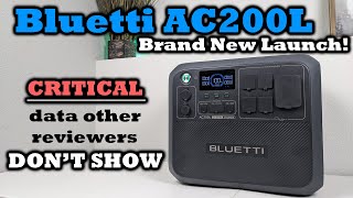 The NEW Bluetti AC200L  What You NEED To Know Before You Buy  The Most InDepth Review amp Testing [upl. by Eugnimod]