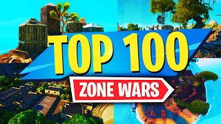 TOP 100 Best ZONE WARS Map CODES Of All Time In Fortnite Creative All Seasons [upl. by Adriel390]