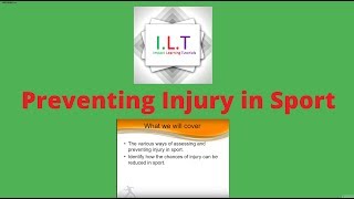 Easy GCSE PE Tutorial How to Prevent Injuries in Sport [upl. by Pratte]