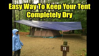 How To AFrame Tarp setup [upl. by Adlei]