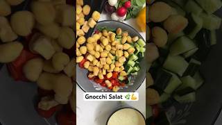 Knuspriger Gnocchi Salat 🌿💪 einfache Mahlzeit mrsflury [upl. by Nalat]