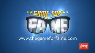 Game For Fame Advert  Party Board Game  Argos Tag [upl. by Esdnil732]