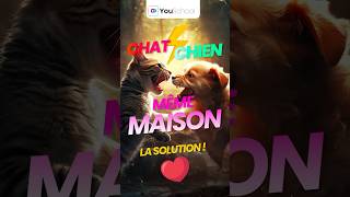 Avoir un chien et un chat dans la même maison ⚡️❤️ chat chien [upl. by Thill]