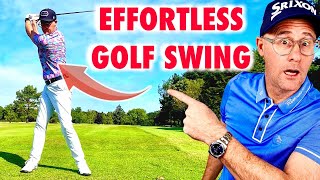 Effortless Backswing For Straighter Drives  Golf Swing Lessons [upl. by Yentrok809]