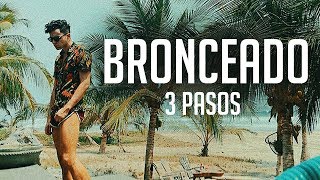 TUTORIAL BRONCEADO SIN SOL  3 PASOS  Diego Dom [upl. by Kameko]