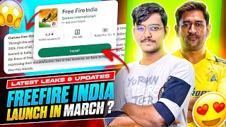 Free Fire India Launch In March Latest Leaks And Update😨🔥 Things You Dont Know About FFI [upl. by Pantin965]